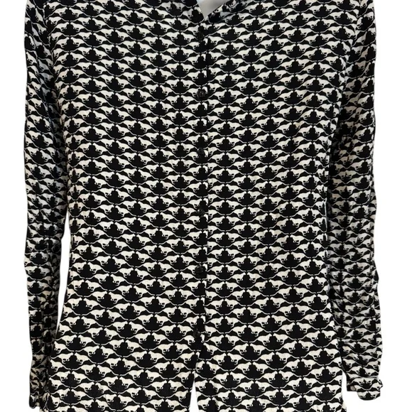 H&M Monochrome Animal Print Top - Picture 2 of 7